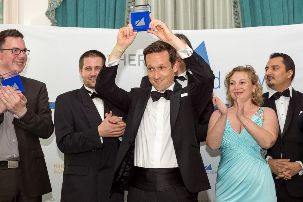 Maximilian Bormann beim Speaker Slam in New York